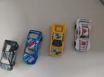 Vintage 4 race wagens, Verzenden, Zo goed als nieuw, Auto, Overige merken