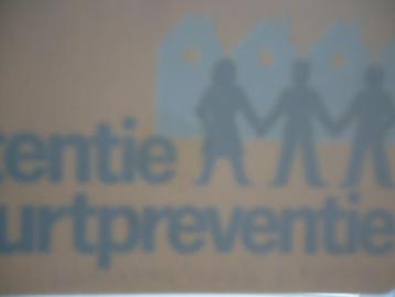 sticker oud ATTENTIE Buurtpreventie huis politie raamsticker beschikbaar voor biedingen