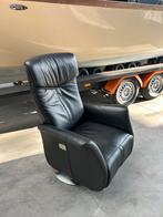Elektrische Relaxfauteuil - Zo goed als nieuw, Ophalen, Zo goed als nieuw, Leer, 75 tot 100 cm
