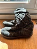 UGG Australia Gebreide Laarzen, Verzenden, Gedragen, Grijs, Lage of Enkellaarzen