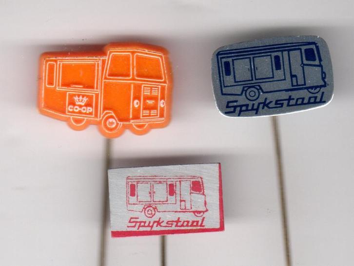 3 speldjes SPYKSTAAL SPIJKSTAAL SPIJKENISSE HOOGVLIET (A5), Verzamelen, Speldjes, Pins en Buttons, Gebruikt, Overige onderwerpen