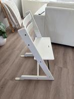 Stokke eetstoel wit, Ophalen, Gebruikt, Meegroeistoel
