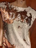 10 Days top met lovertjes maat S origineel zgan, Bruin, G, 10days, B