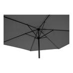 Parasol 3 meter met molen en 6 baleinen kleur grijs, Tuin en Terras, Parasols, Ophalen of Verzenden, Nieuw, Stokparasol