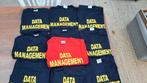 10 (zaalvoetbal) teamshirts "Data management" met rugnummer, Sport en Fitness, Voetbal, Shirt, Ophalen of Verzenden, Zo goed als nieuw