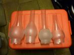 oude lampenglazen voor olielampen, Antiek en Kunst, Antiek | Lampen, Ophalen of Verzenden