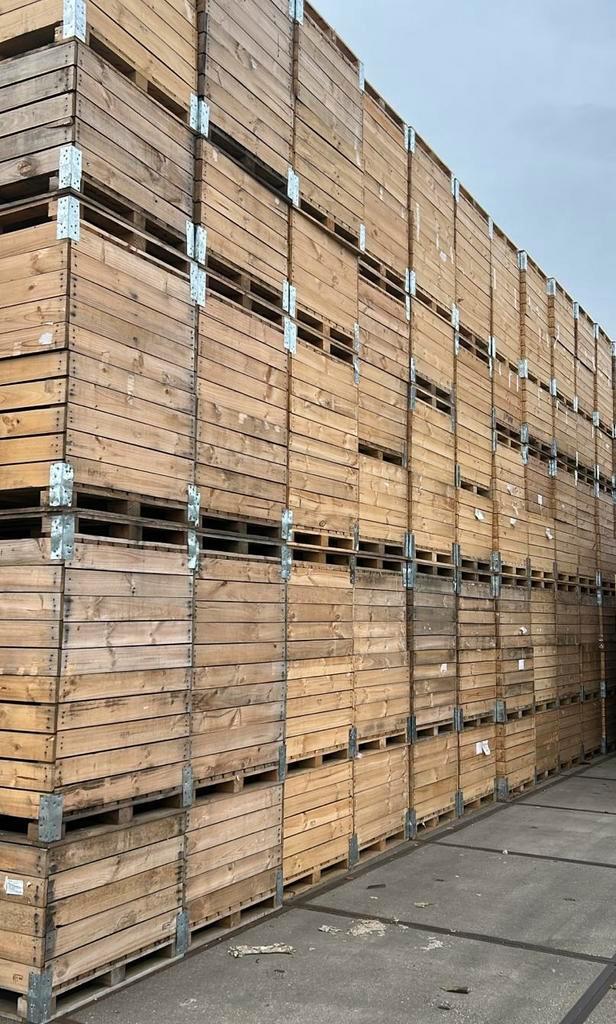 Kist bak kuubskist palletbox van hout, Doe-het-zelf en Verbouw, Kratten en Dozen, Zo goed als nieuw, Bak of Kist, 100 cm of meer