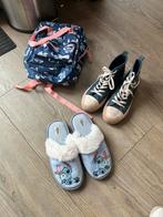 Stitch set met schoenen pantoffels maat 40 en rugtas, Ophalen of Verzenden, Zo goed als nieuw, Meisje, Schoenen