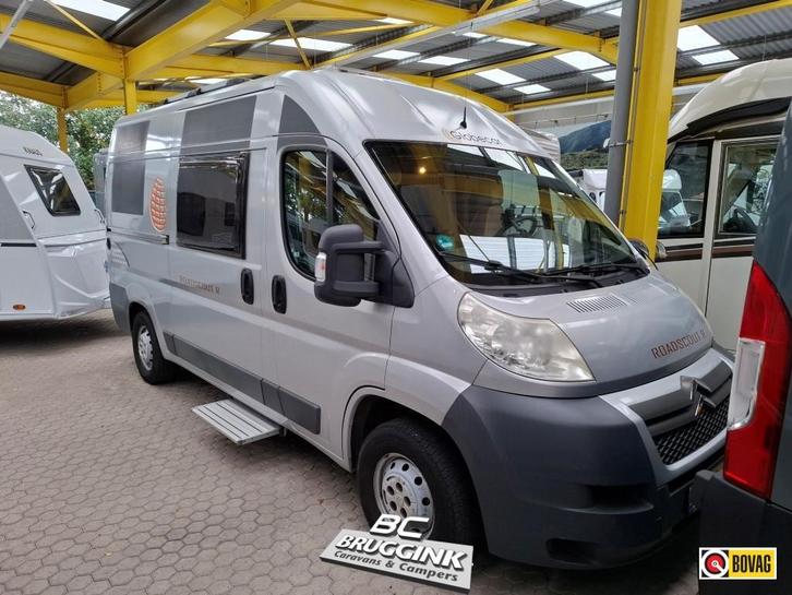 Globecar Roadcamp R 540 - COMPACT - DWARSBED, Caravans en Kamperen, Campers, tot en met 3, Buscamper of Camperbus, Overige merken