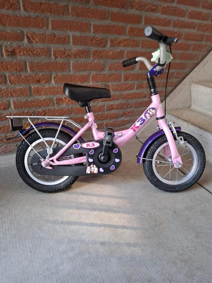 Stoere K3 Meisjesfiets 12 inch - zeer mooie staat., Fietsen en Brommers, Fietsen | Kinderfietsjes, Gebruikt, Minder dan 16 inch