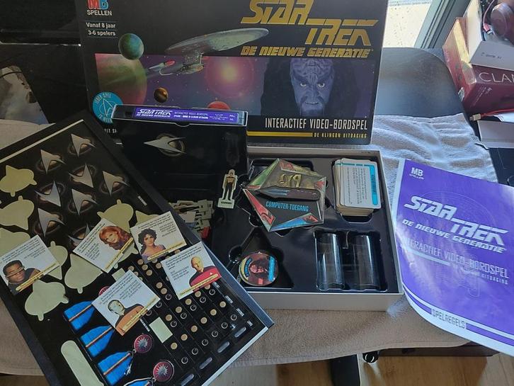 Star Trek: The Next Generation Interactive VCR Boordspel, Hobby en Vrije tijd, Gezelschapsspellen | Bordspellen, Zo goed als nieuw