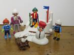 playmobil sneeuwballengevecht, sneeuwman, Ophalen of Verzenden, Zo goed als nieuw, Complete set