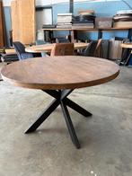 Eettafel mangohout nieuw 120 cm diameter, Ophalen of Verzenden