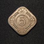 5 cent 1932, Postzegels en Munten, Munten | Nederland, Verzenden, Koningin Wilhelmina, 5 cent, Losse munt