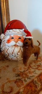 Vilten Kerstornament kerstbal hondje, Ophalen of Verzenden