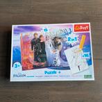 Frozen puzzel 15 stuks + kleurplaten, Ophalen of Verzenden, 10 tot 50 stukjes, Zo goed als nieuw, 2 tot 4 jaar