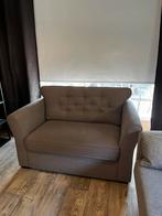 Taupe Loveseat - Comfortabel & Stijlvol, Huis en Inrichting, Fauteuils, Ophalen, Gebruikt, Stof, 75 tot 100 cm