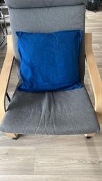 Gratis 2 kobalt blauwe kussens, Huis en Inrichting, Ophalen, Gebruikt, Blauw, Vierkant