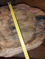 Brocante houten degelijke schaal (1), Ophalen of Verzenden