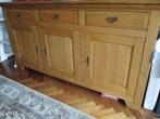 Massief eiken houten dressoir, Ophalen, 150 tot 200 cm, Eikenhout, Zo goed als nieuw