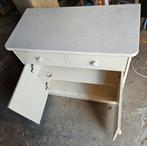 2x Degelijk houten kastje met 2 laden en deurtjes, Ophalen, Gebruikt, 50 tot 100 cm, Minder dan 100 cm