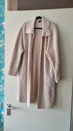 Mooi lang beige vest Norah 46, Beige, Trui of Vest, Ophalen of Verzenden, Zo goed als nieuw