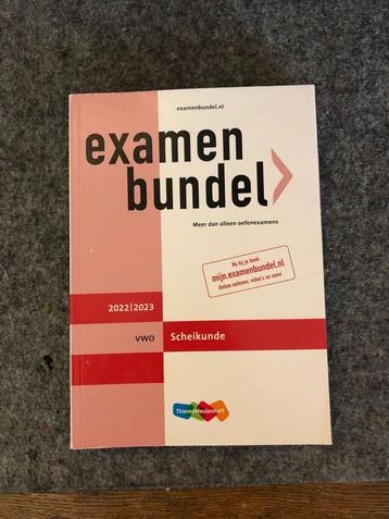 Examenbundel Scheikunde 2022/2023 beschikbaar voor biedingen