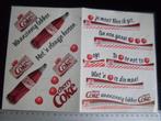 15x sticker cherry coke logo coca-cola kersen 1987 walkman, Verzamelen, Verzenden, Zo goed als nieuw, Merk