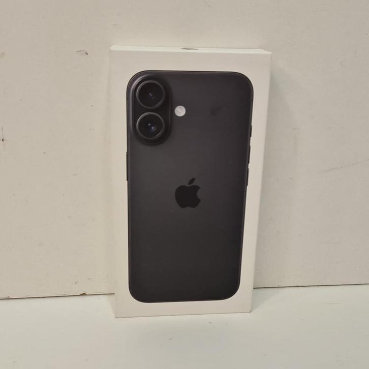 iPhone 16 128GB Black Nieuw Geseald, Telecommunicatie, Mobiele telefoons | Apple iPhone, Zo goed als nieuw