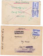 Duitse Rijk 2 luft- Feldpost brieven (S1017), Verzenden, Brief