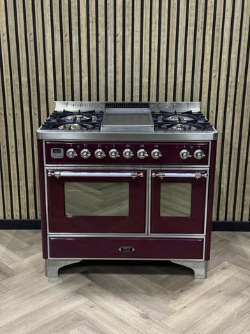 Luxe Boretti Majestic Bordeaux 100cm Gas + Afzuigkap + Fryto