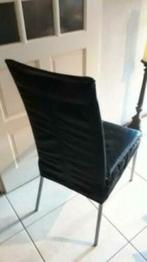 Montis spica lederen eetkamerstoelen, Huis en Inrichting, Stoelen, Ophalen, Gebruikt, Zwart, Vier