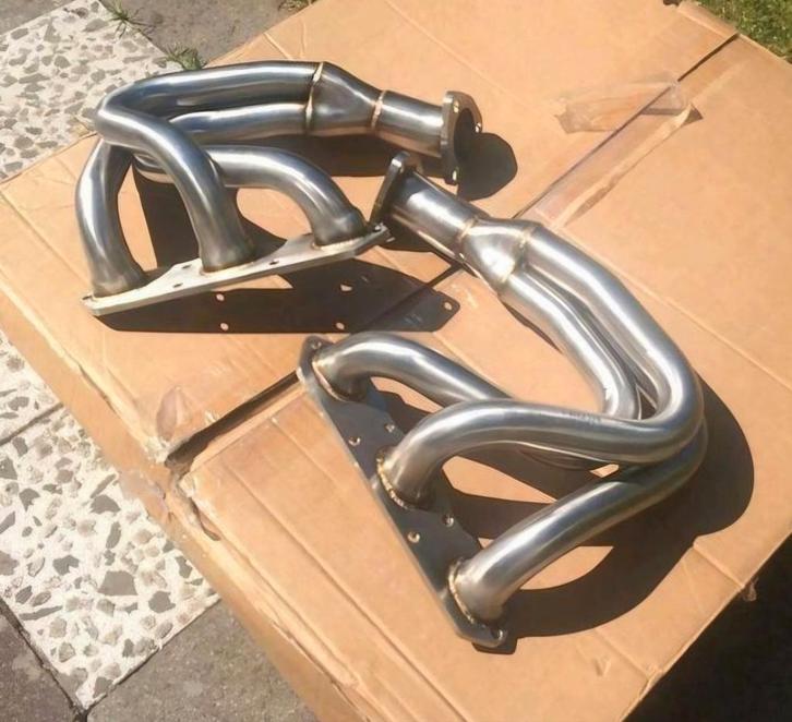 Uitlaat rvs spruitstukken PORSCHE 911 997.1 CARRERA 2004+ ZI, Auto diversen, Tuning en Styling, Ophalen of Verzenden