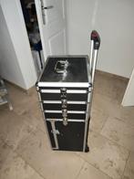 Cosmetische trolley xxl make up koffer met wieltjes, Sieraden, Tassen en Uiterlijk, Beautycases, Ophalen of Verzenden, Gebruikt