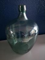 Grote groene glazen wijnfles / gistfles / vaas, Huis en Inrichting, Woonaccessoires | Vazen, Ophalen, Gebruikt, Glas, Minder dan 50 cm