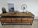 Industrieel dressoir, Ophalen, Gebruikt, 100 tot 150 cm, Met lade(s)
