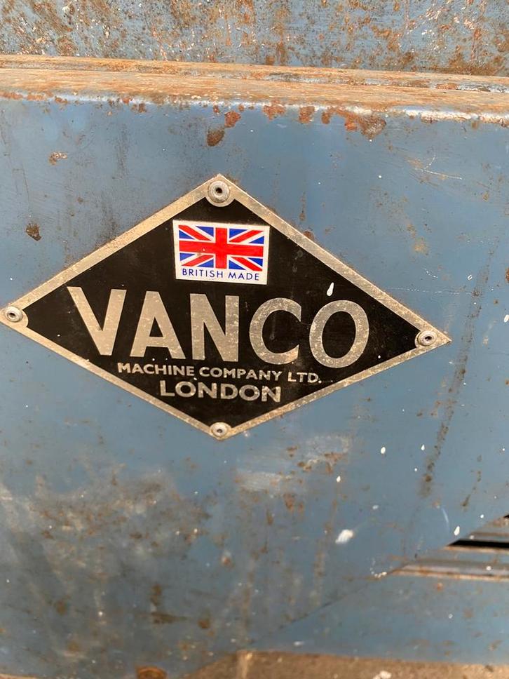 Polijsttrommel - polijstmachine van het merk Vanco, Antiek en Kunst, Antiek | Gereedschap en Instrumenten, Ophalen