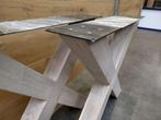 Eiken onderstel tafelpoten  x en a poten op voorraad, Huis en Inrichting, Tafelonderdelen, Hout@hameren.nl, Hertog van beijerenstraat 2a