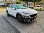 Hyundai Kona comfort smart 1.0 T-gdi 120pk2022 Wit, Auto's, Voorwielaandrijving, Stof, Zwart, Wit
