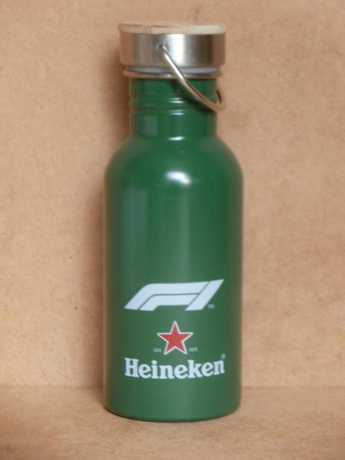 Heineken bier drinkfles Zero alcohol metalen flesje F1 bidon, Verzamelen, Biermerken, Nieuw, Flesje(s), Heineken, Ophalen of Verzenden