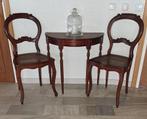 Twee antieke stoeltjes, Ophalen
