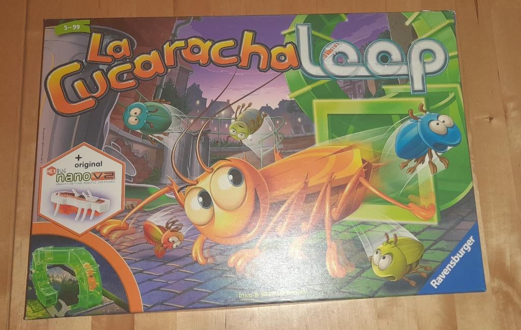 La Cucaracha loop, Hobby en Vrije tijd, Gezelschapsspellen | Bordspellen, Drie of vier spelers, Ophalen of Verzenden, Zo goed als nieuw