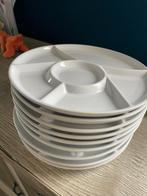 9 Fondueborden - Compleet voor een gezellige avond!, Huis en Inrichting, Keuken | Servies, Ophalen, Zo goed als nieuw, Bord(en)
