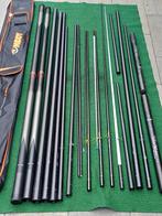 carbon hengel 13m pack middy xt 15 reactacore .nieuwstaat, Ophalen, Zo goed als nieuw, Complete set