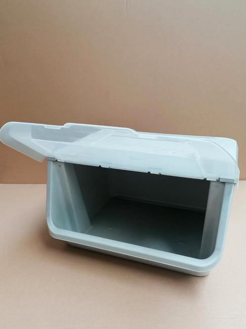 Kunststof opberg bakken met deksel  verkoop als partij, Doe-het-zelf en Verbouw, Kratten en Dozen, Gebruikt, Minder dan 50 cm