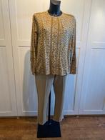 Silvercreek Open32 Kiara blouse oker grijs bruin beige L 40, Overige kleuren, Silver Creek, Verzenden, Maat 42/44 (L)