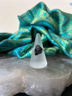 Toermalijn zwart schörl beschermt aura straling zuivert, Sieraden, Tassen en Uiterlijk, Ringen, Zwart, Nieuw, Ophalen of Verzenden