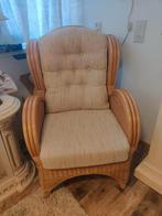 Stijlvolle Rotan fauteuil, Huis en Inrichting, Fauteuils, Ophalen, Minder dan 75 cm, Zo goed als nieuw, Riet of Rotan