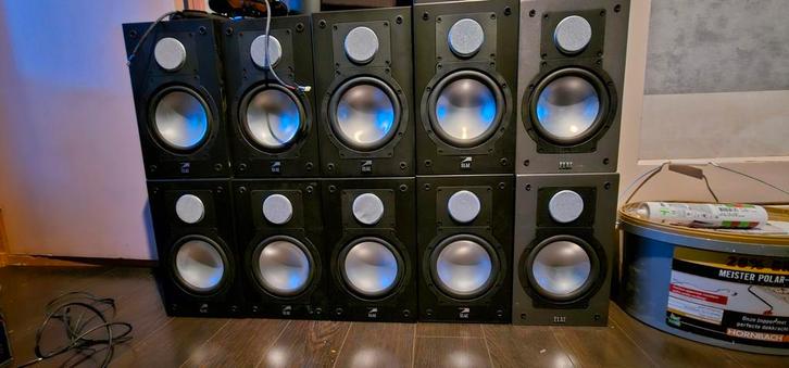 Elac CL82 Luidsprekers - Topkwaliteit Audio, Audio, Tv en Foto, Luidsprekers, Gebruikt, Front, Rear of Stereo speakers, 120 watt of meer