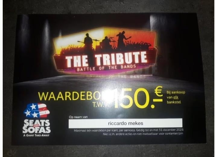 Kortingsbon, Tickets en Kaartjes, Kortingen en Cadeaubonnen, Drie personen of meer, Kortingsbon, Overige typen